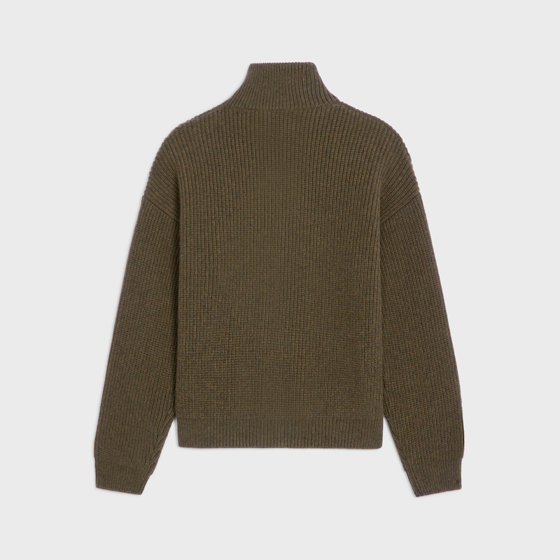 maglione da camionista trionfale in lana a coste