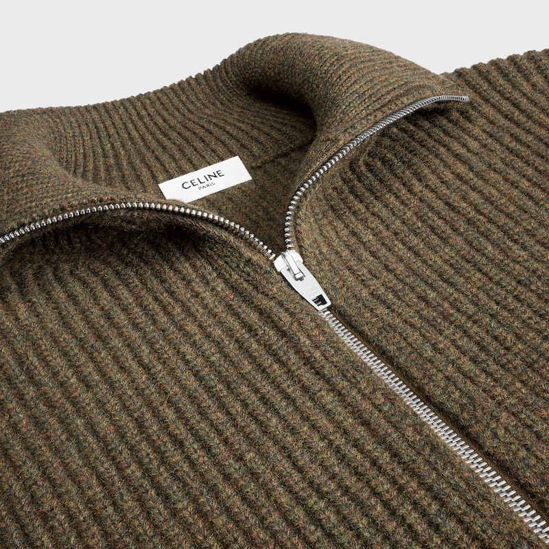 maglione da camionista trionfale in lana a coste