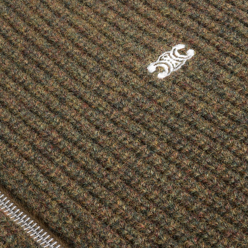 maglione da camionista trionfale in lana a coste