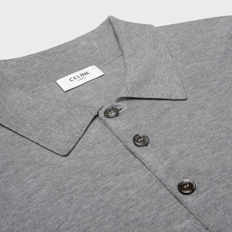 maglione polo in cotone pregiato