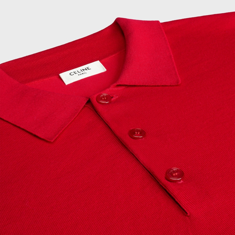 maglione polo in cotone pregiato