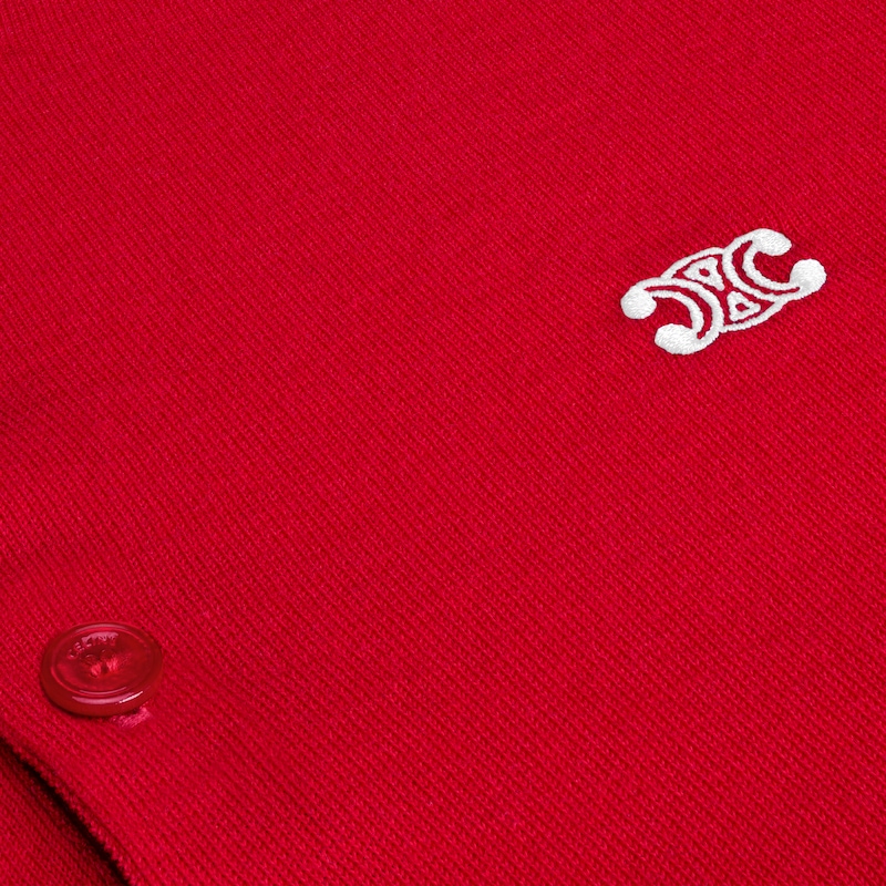 maglione polo in cotone pregiato