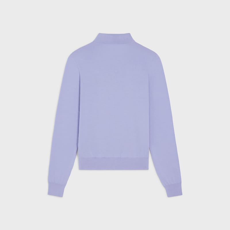 maglione polo in cotone pregiato