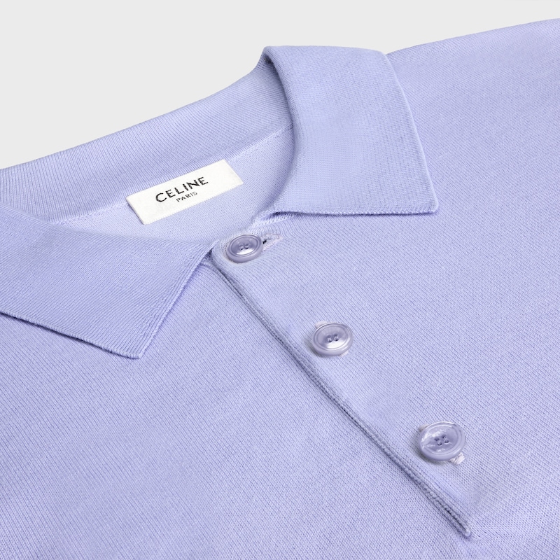 maglione polo in cotone pregiato