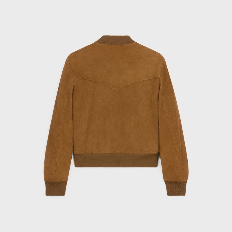 giacca boule blouson in pelle scamosciata
