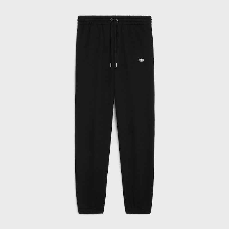 pantaloni da tuta larghi triomphe in cotone e cashmere