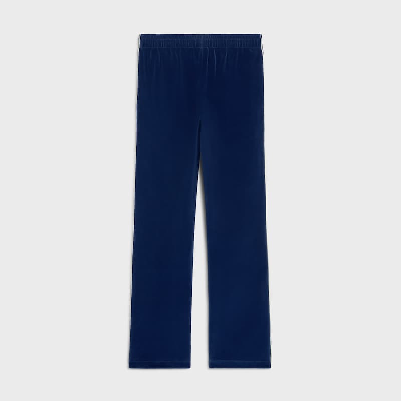 pantaloni della tuta in jersey di velluto