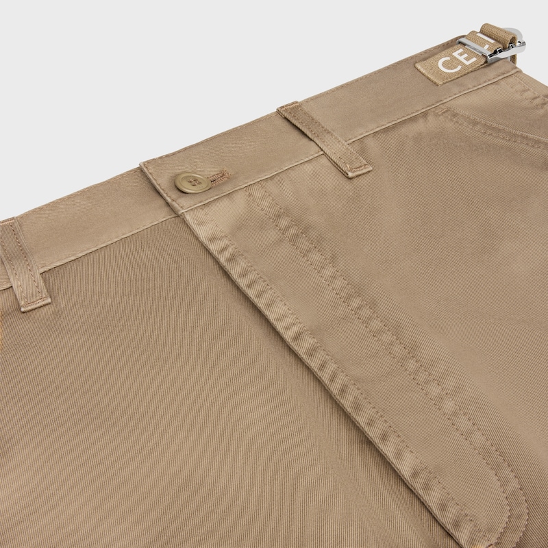 pantaloncini cargo celine in cotone