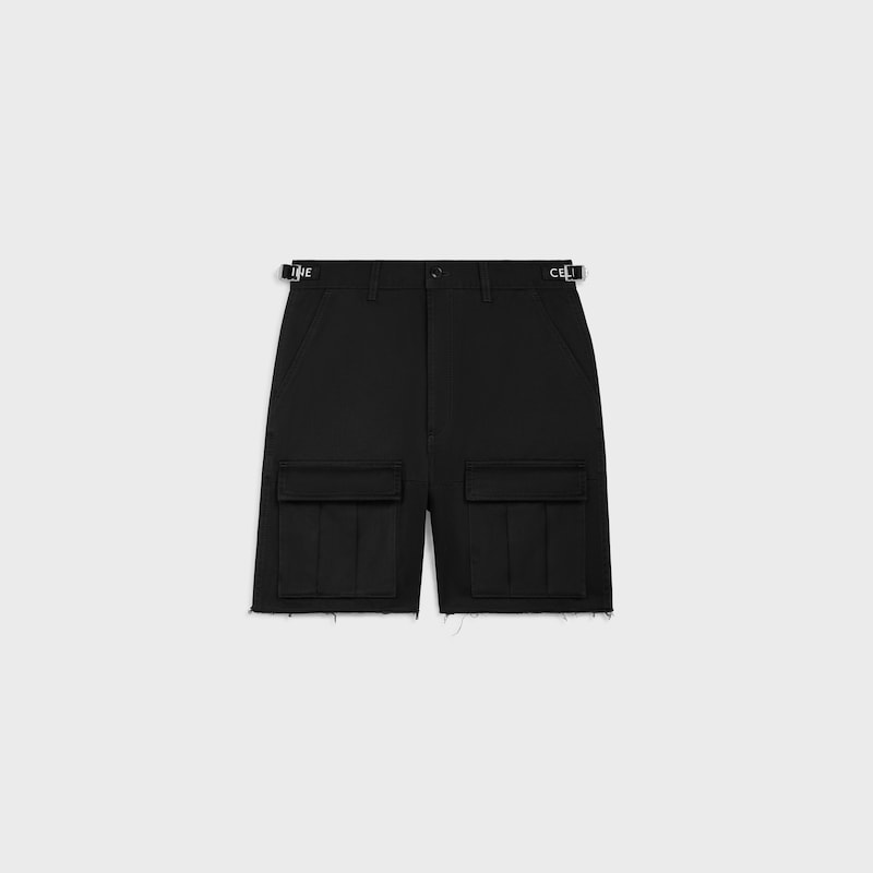 pantaloncini cargo celine in cotone