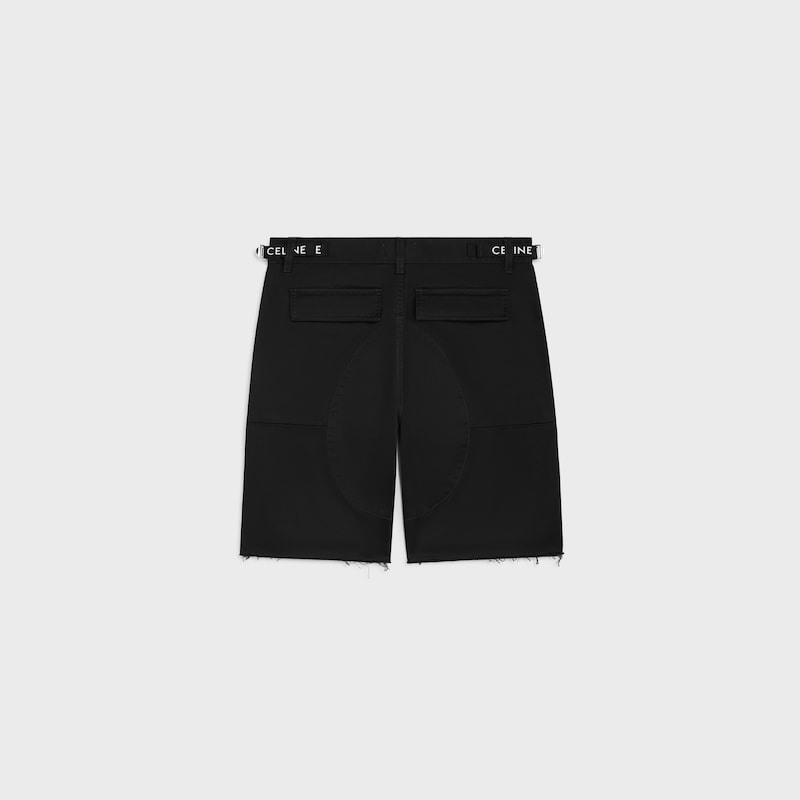 pantaloncini cargo celine in cotone