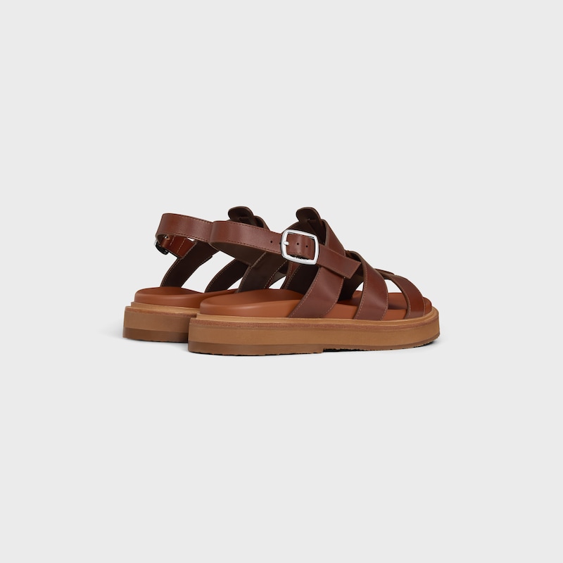 sandalo celine tippi in vitello - concia vegetale