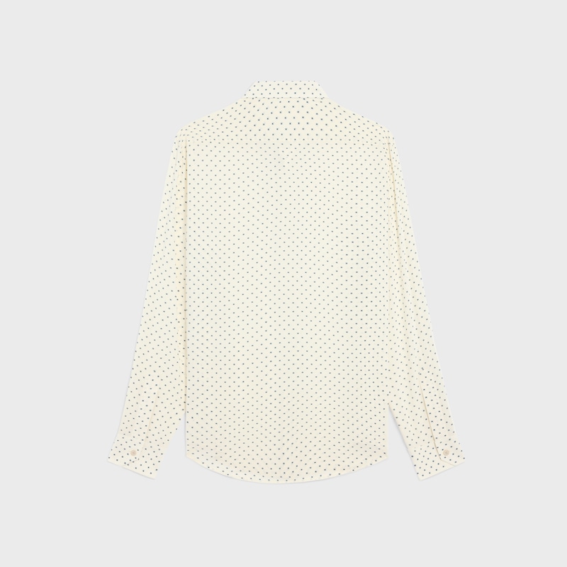 camicia ampia in viscosa stampata