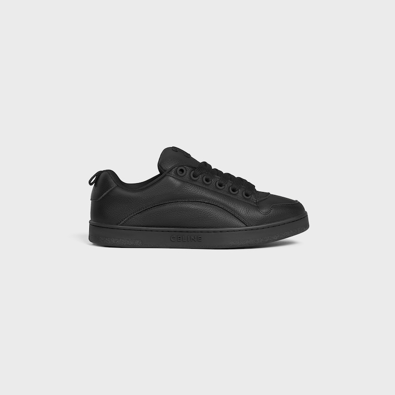 sneaker bassa allacciata celine huntington in pelle bottalata e rete