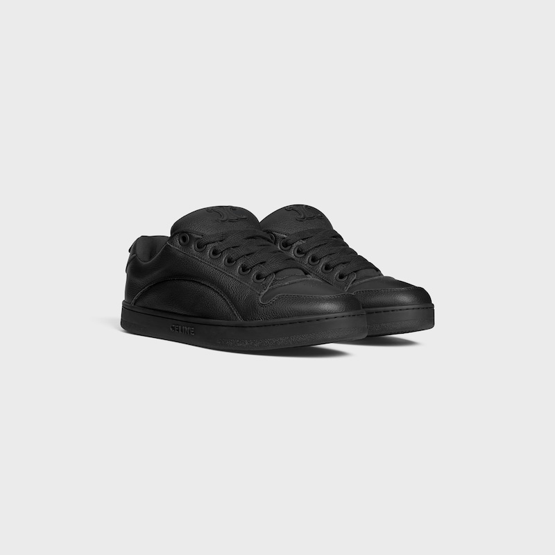 sneaker bassa allacciata celine huntington in pelle bottalata e rete