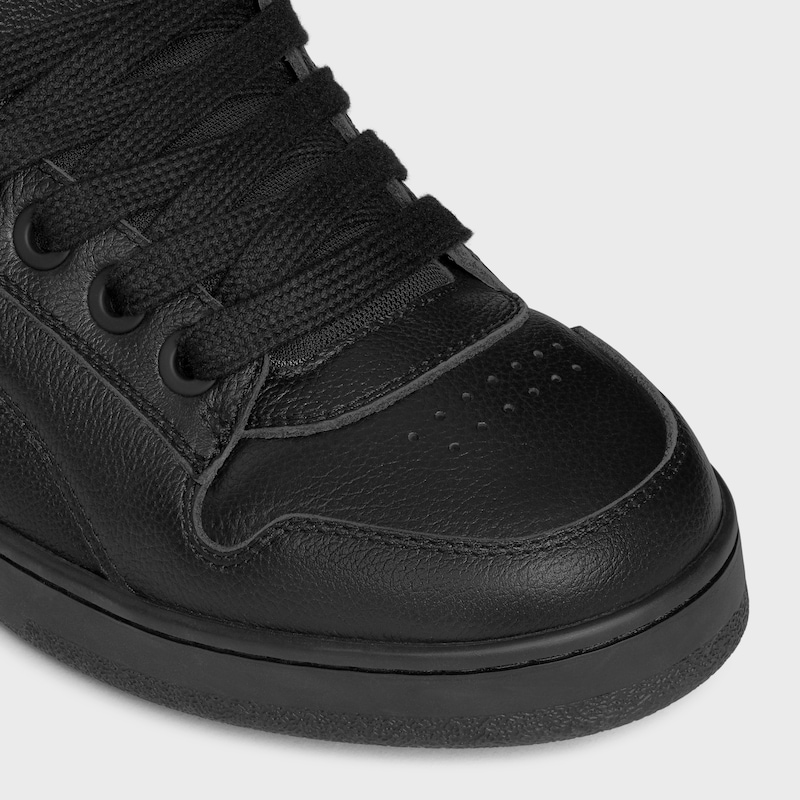 sneaker bassa allacciata celine huntington in pelle bottalata e rete