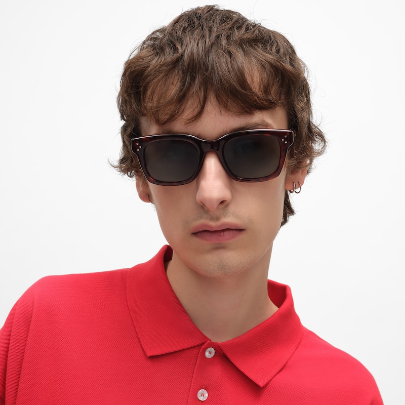 occhiali da sole black frame 41 in acetato