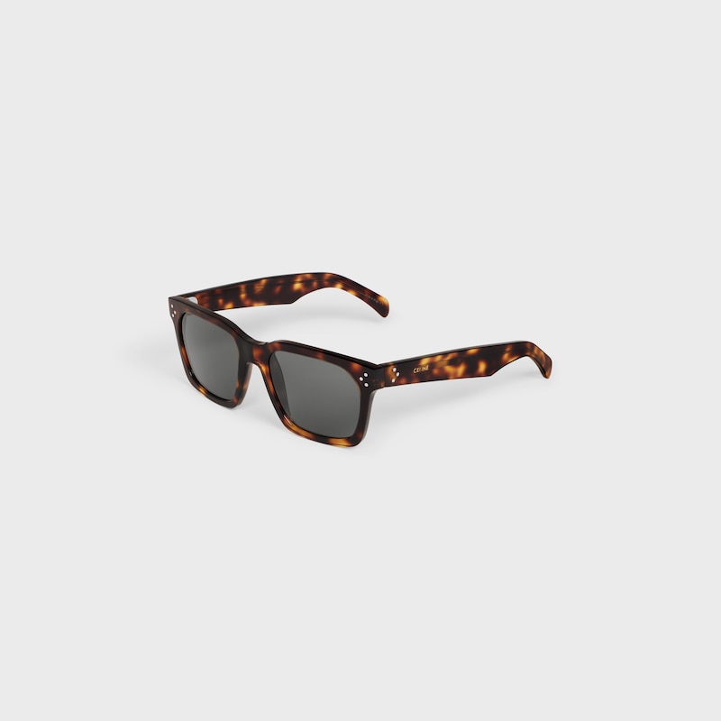 occhiali da sole con montatura nera 45 in acetato