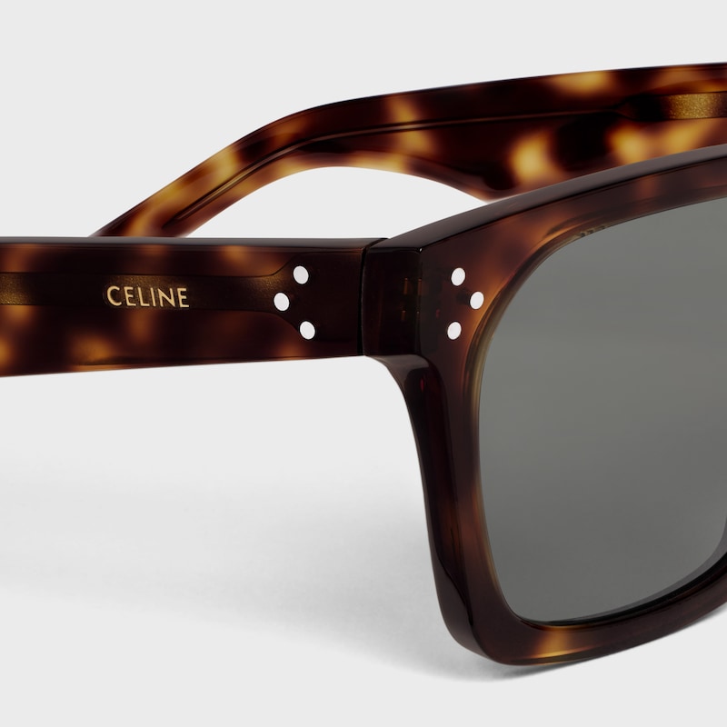 occhiali da sole con montatura nera 45 in acetato
