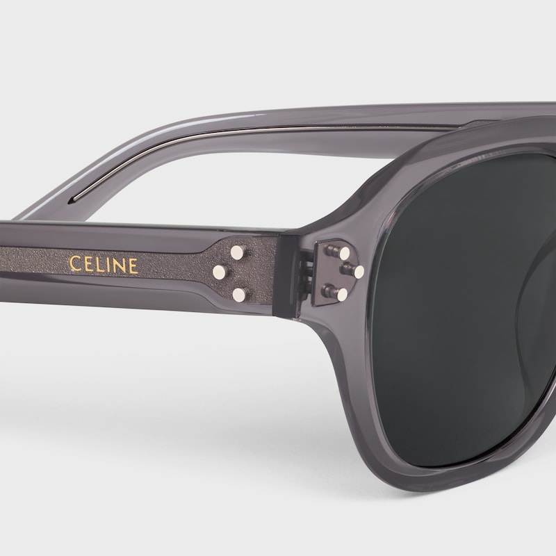 occhiali da sole black frame 60 in acetato