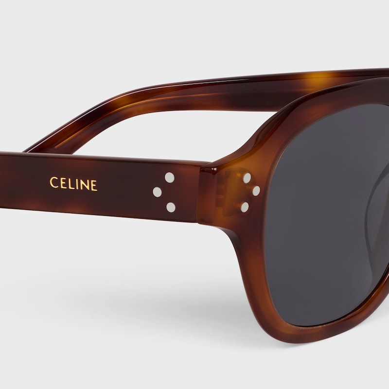 occhiali da sole black frame 60 in acetato