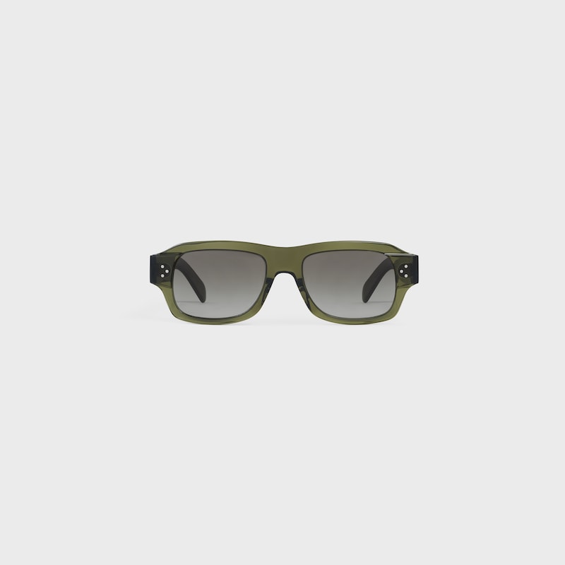 occhiali da sole black frame 61 in acetato