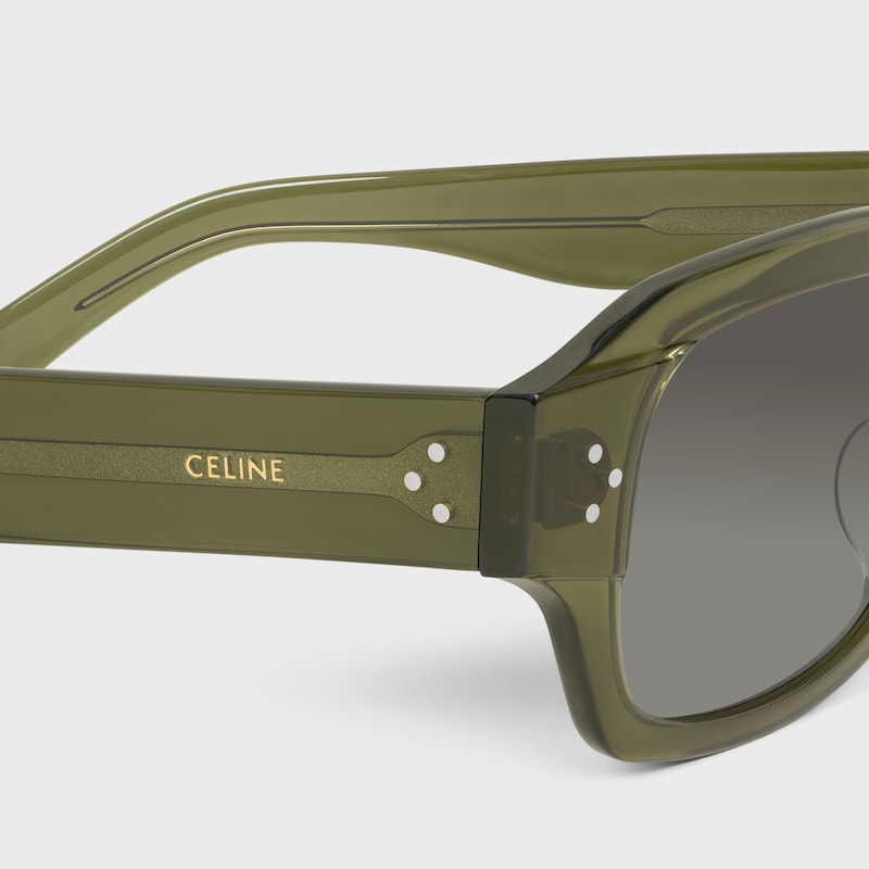 occhiali da sole black frame 61 in acetato