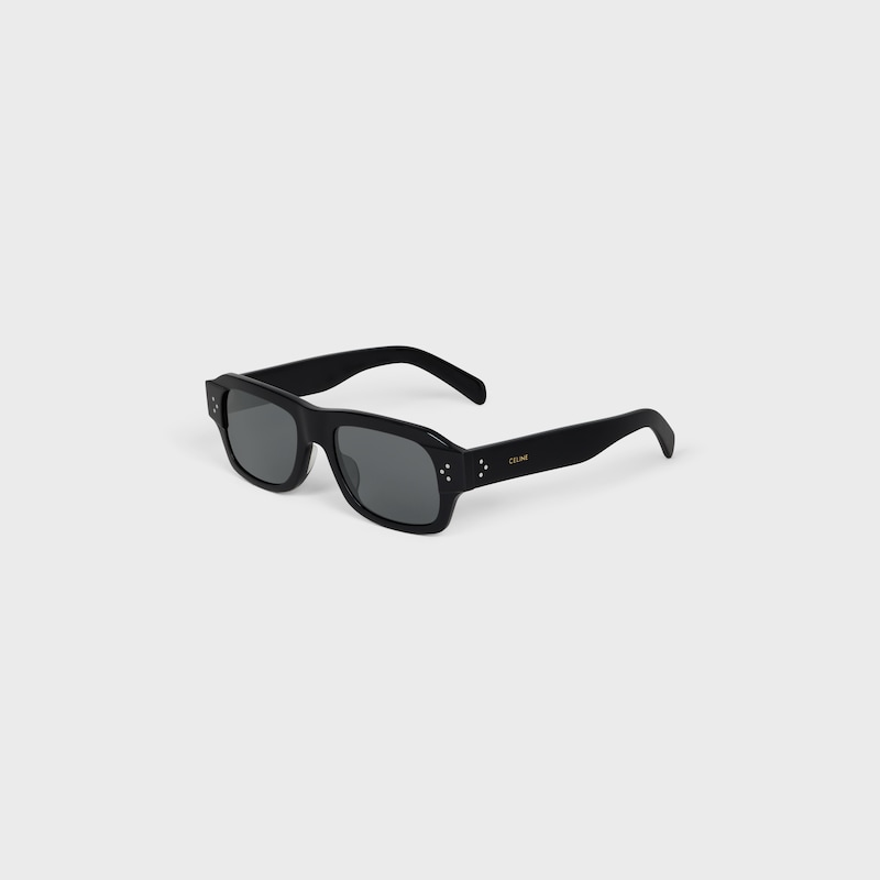 occhiali da sole black frame 61 in acetato