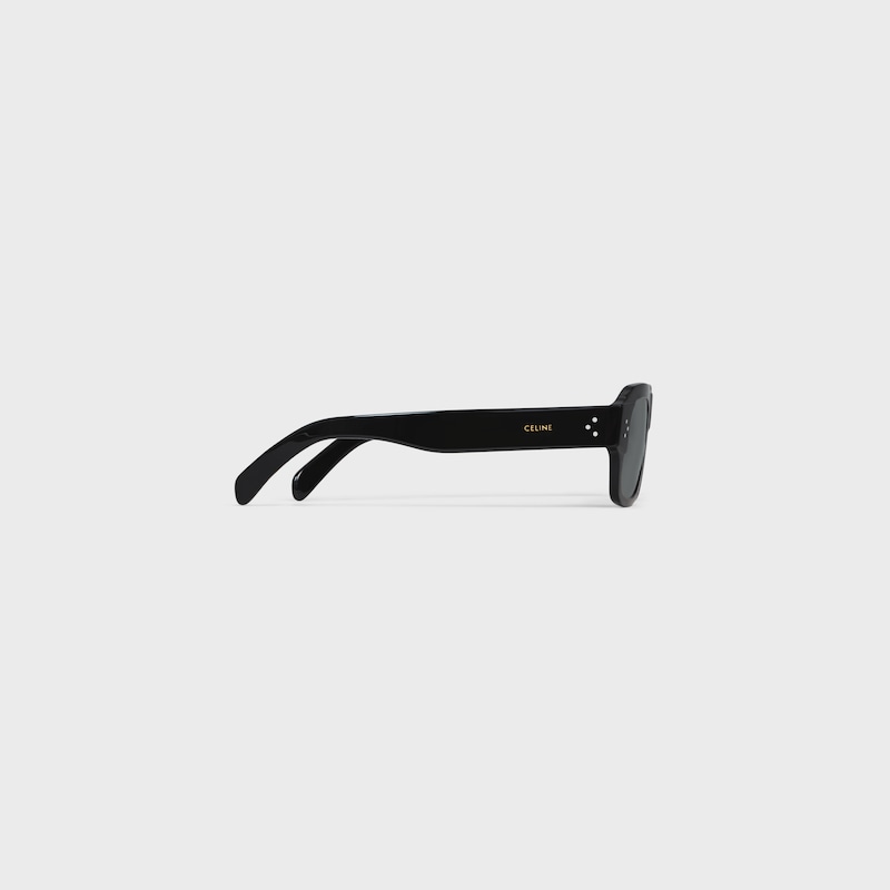 occhiali da sole black frame 61 in acetato