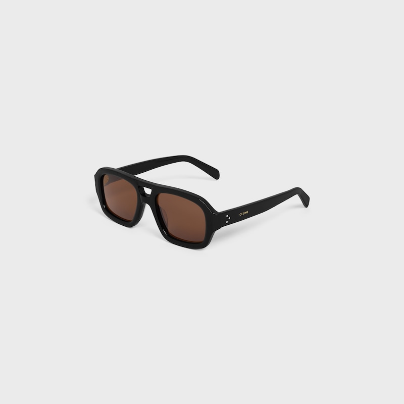 occhiali da sole black frame 62 in acetato