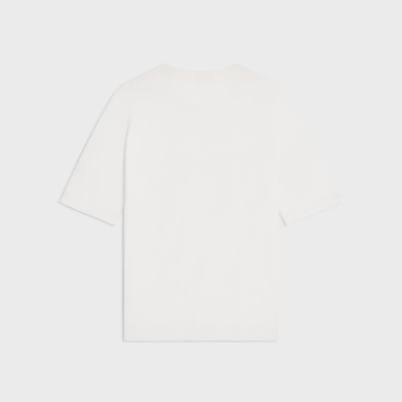 t-shirt doppio strato in jersey di cotone pregiato